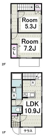 ヒルズ横須賀の物件間取画像